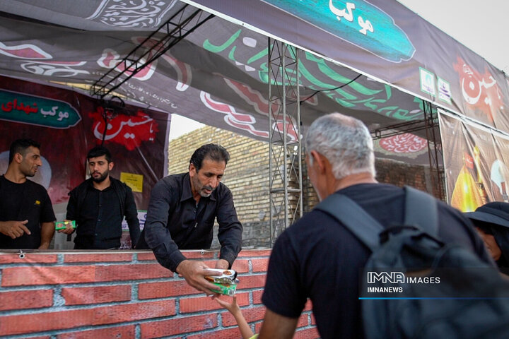 حال و هوای چذابه در ایام اربعین