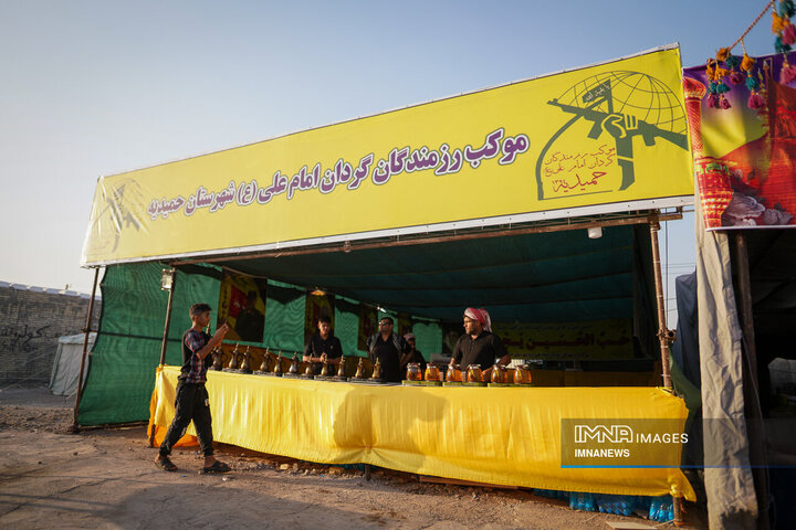 حال و هوای چذابه در ایام اربعین