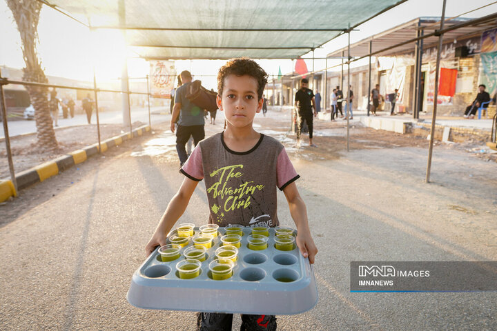 حال و هوای چذابه در ایام اربعین