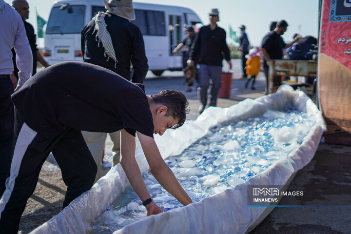 حال و هوای چذابه در ایام اربعین