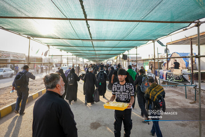 حال و هوای چذابه در ایام اربعین