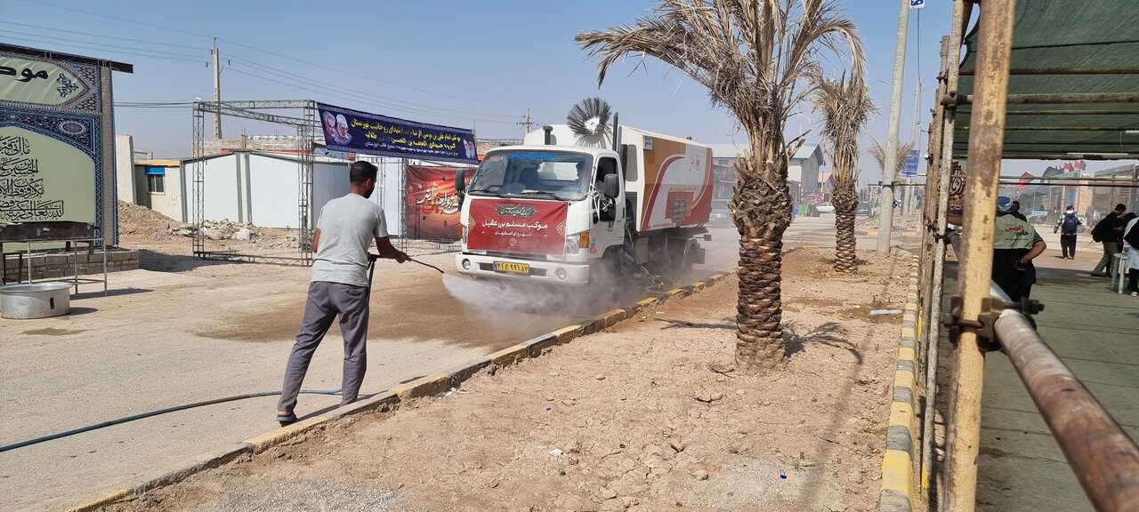 تقدیر از خدمترسانی ستاد اربعین شهرداری اصفهان در چذابه