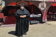 برپایی موکب رقیه خاتون توسط بانوان اهل سنت سنندج