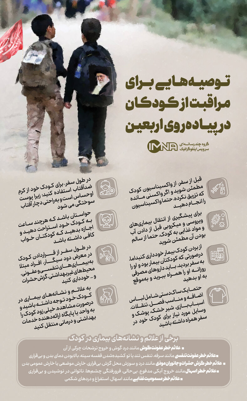 مراقبت از کودکان در اربعین ۱۴۰۲