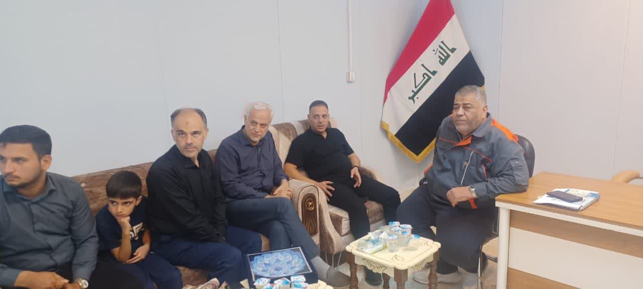 شهرداران اصفهان و نجف اشرف در مسیر پیادهروی اربعین دیدار کردند