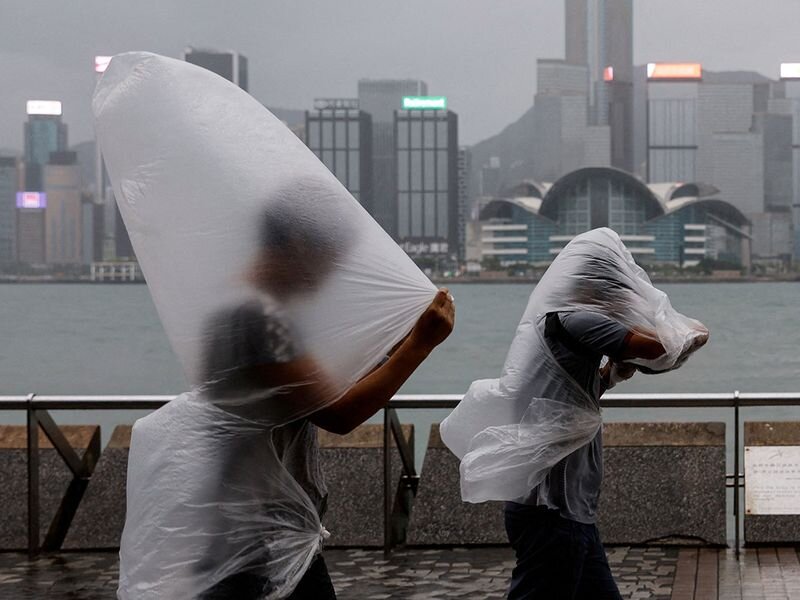 طوفان سائولا، چین را درنوردید + تصاویر