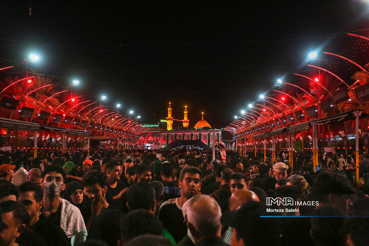 ایرانیان امشب در کربلا به یاد شهدای غزه عزاداری می‌کنند
