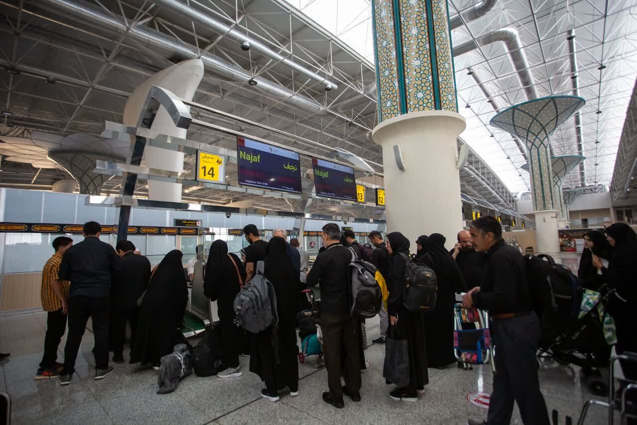 خدمت‌رسانی به بیش از ۶ هزار زائر اربعین در فرودگاه اصفهان