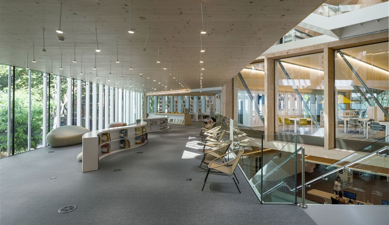 معماری جالب برترین کتابخانه عمومی جهان + تصاویر