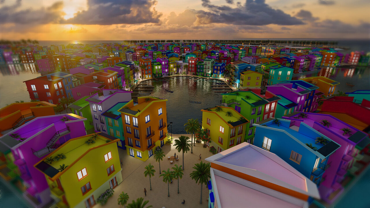 مالدیو میزبان شهر شناور اقلیمی + عکس