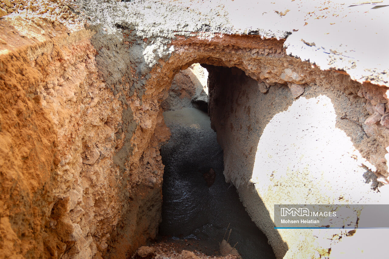 صفر تا صد ریزش در ایستگاه شاهد خط ۲ متروی اصفهان