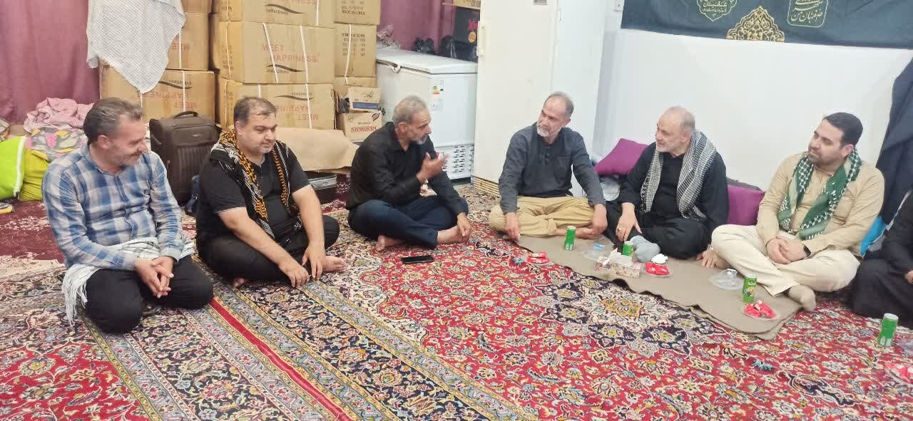 بازدید اعضای شورای شهر اصفهان از ستاد اربعین شهرداری در کربلا و چذابه