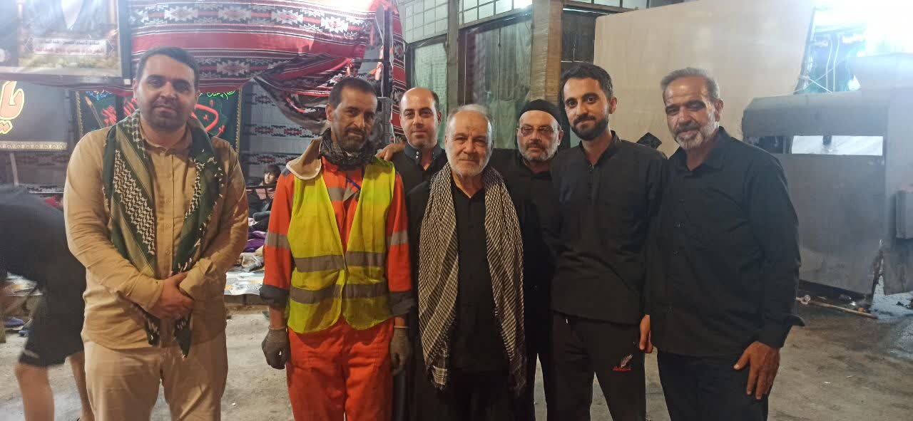 بازدید اعضای شورای شهر اصفهان از ستاد اربعین شهرداری در کربلا و چذابه