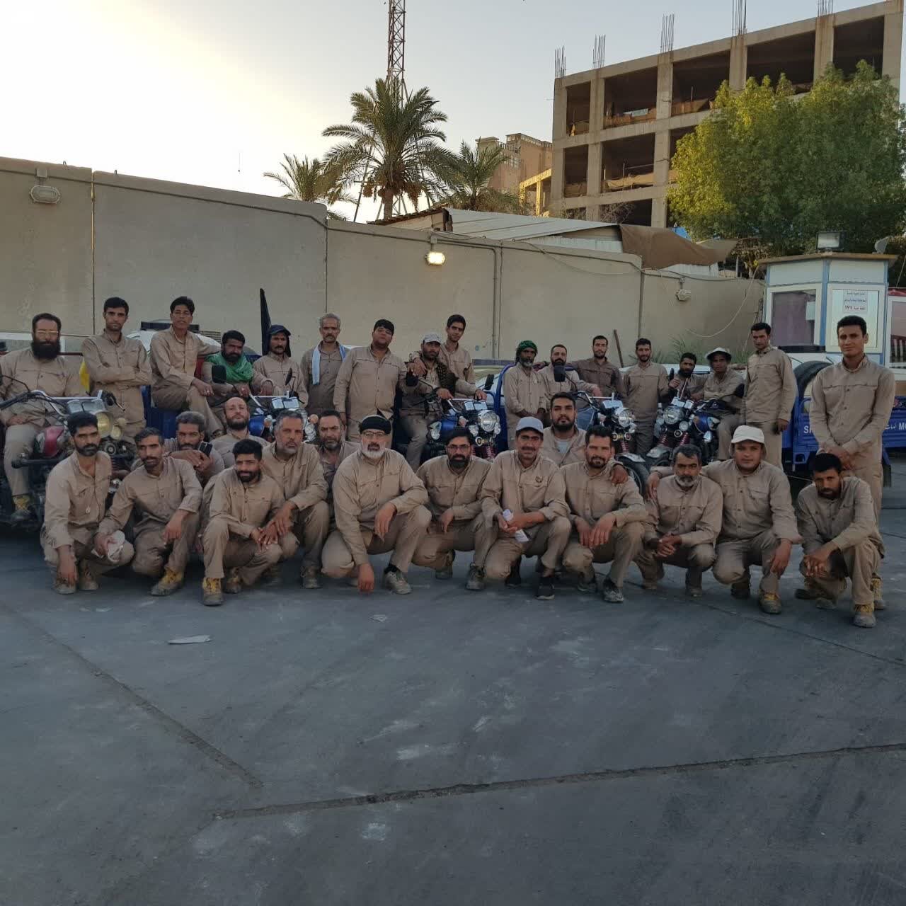 عرض ارادت شهرداری کرمان به موکبداران نجف اشرف