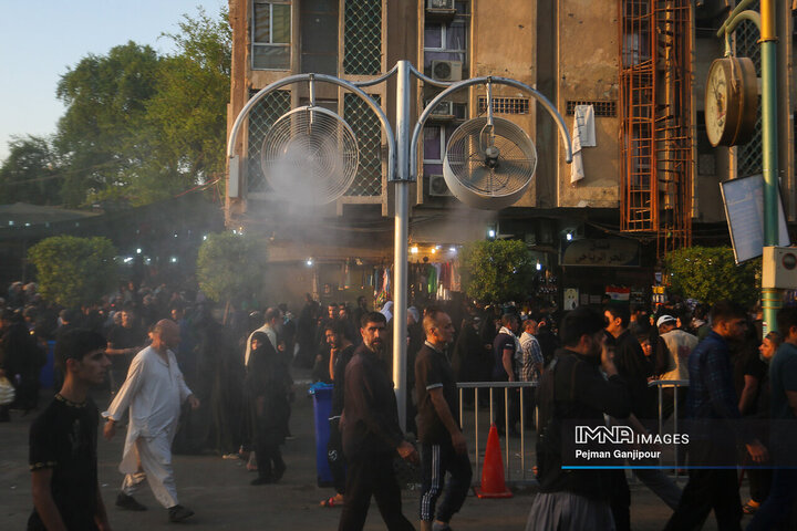 نذر خنک سازی زائران اربعین حسینی