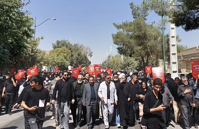پیاده‌روی جاماندگان اربعین در کرمانشاه برگزار شد