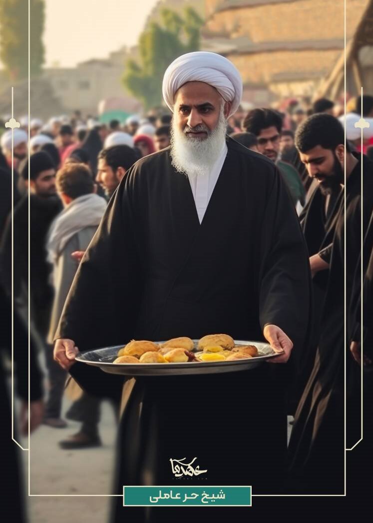 حضور علمای تاریخ شیعه در پیادهروی اربعین با کمک هوش مصنوعی+ تصاویر