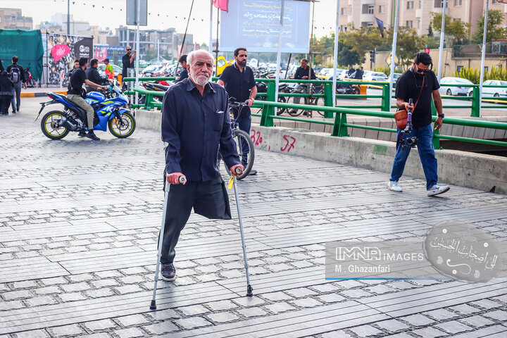 مراسم راهپیمایی جاماندگان اربعین از نگاه مخاطبان ایمنا