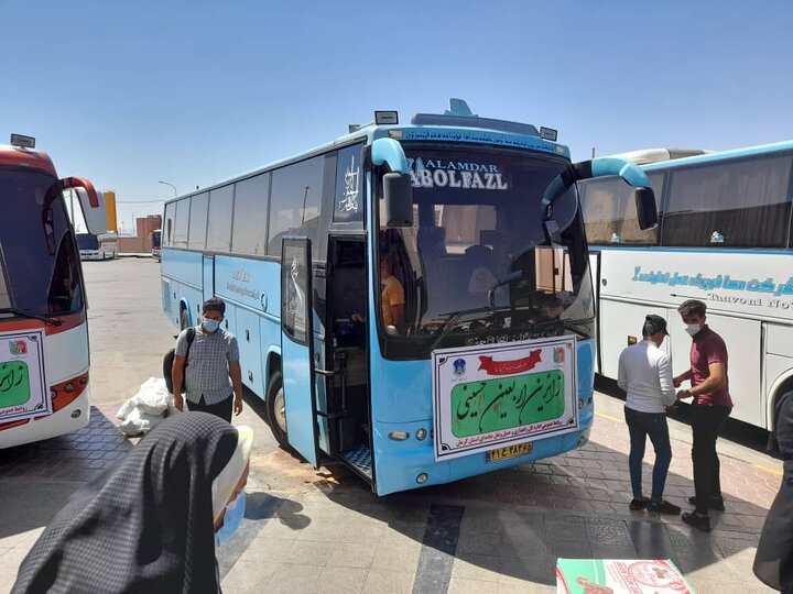۲۷۰ دستگاه اتوبوس آماده جابجایی زائران از شلمچه به کهگیلویه و بویراحمد هستند