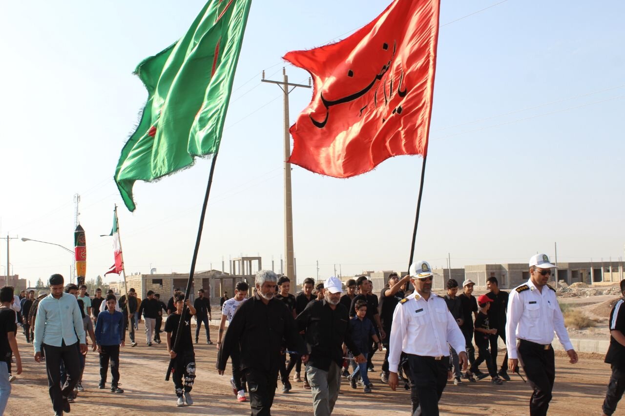 تجلی همدلی نایینیها در پیادهروی جاماندگان اربعین