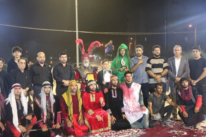 گروه تعزیه ده‌زیار برگزیده سوگواره کشوری بوشهر شد