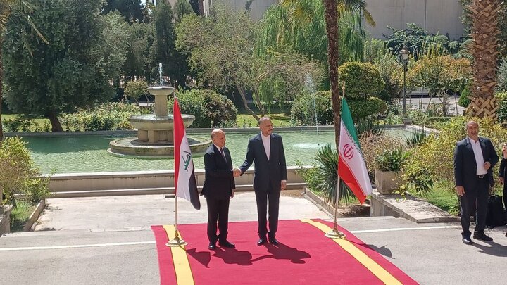 وزرای امور خارجه ایران و عراق دیدار کردند