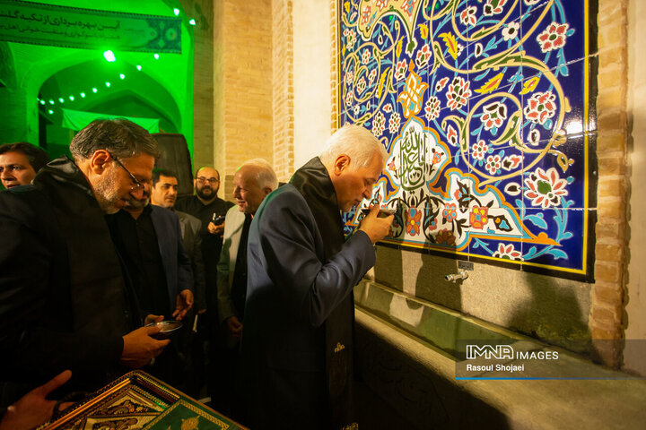 آئین بهره‌برداری از تکیه گلبندان اصفهان