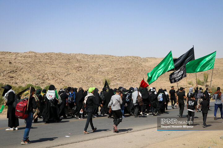 Iranian pilgrims embark on foot journey to Mashhad,  commemorating Imam Reza's martyrdom anniversary