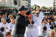 مراسم استقبال از زائران پیاده کربلا در مشهد