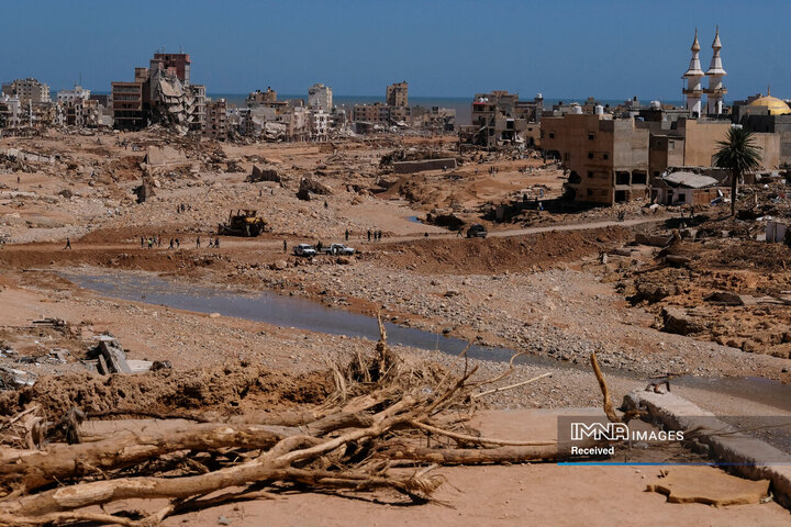 لیبی یک هفته پس از سیل