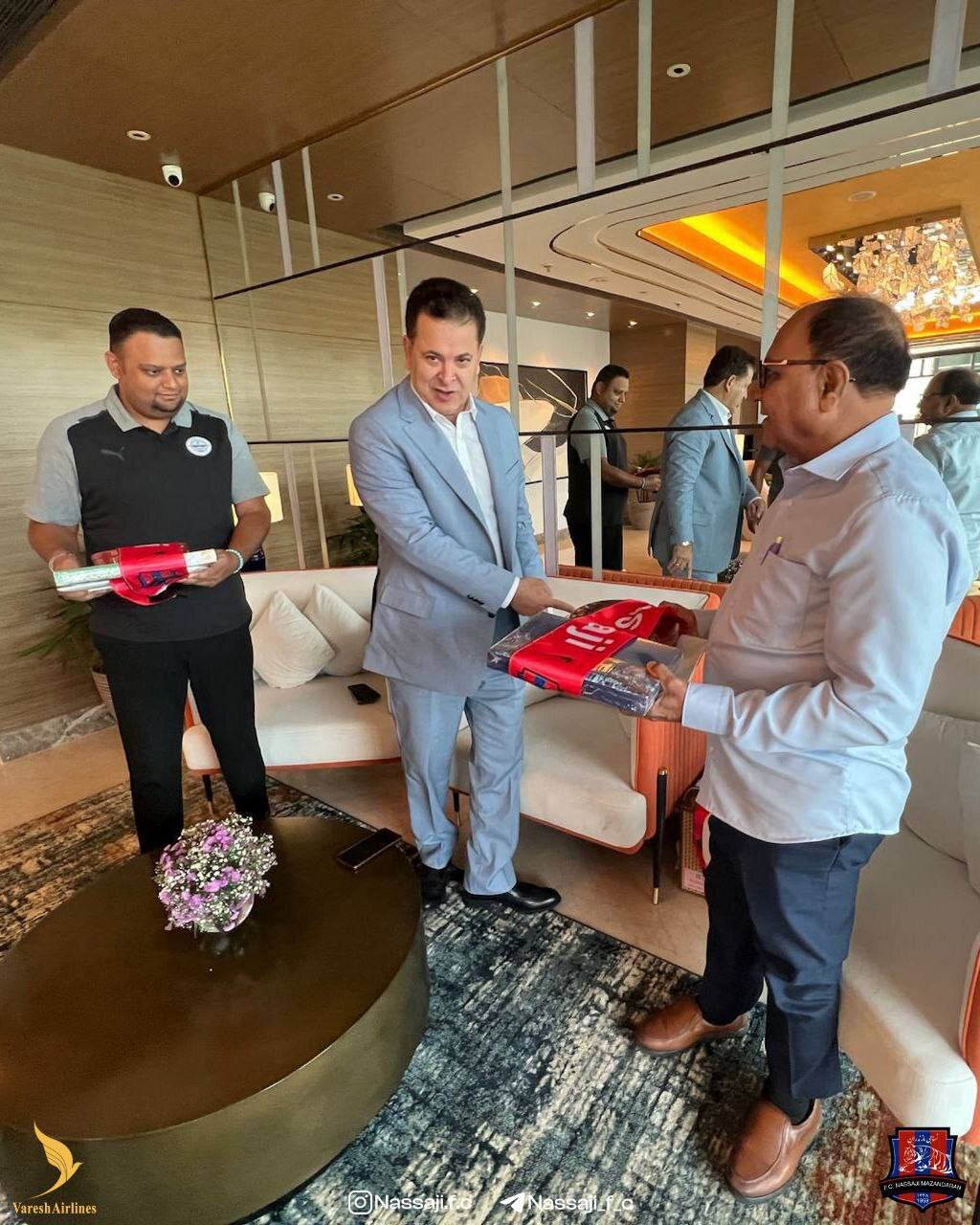 عذرخواهی هندیها از باشگاه نساجی مازندران + عکس