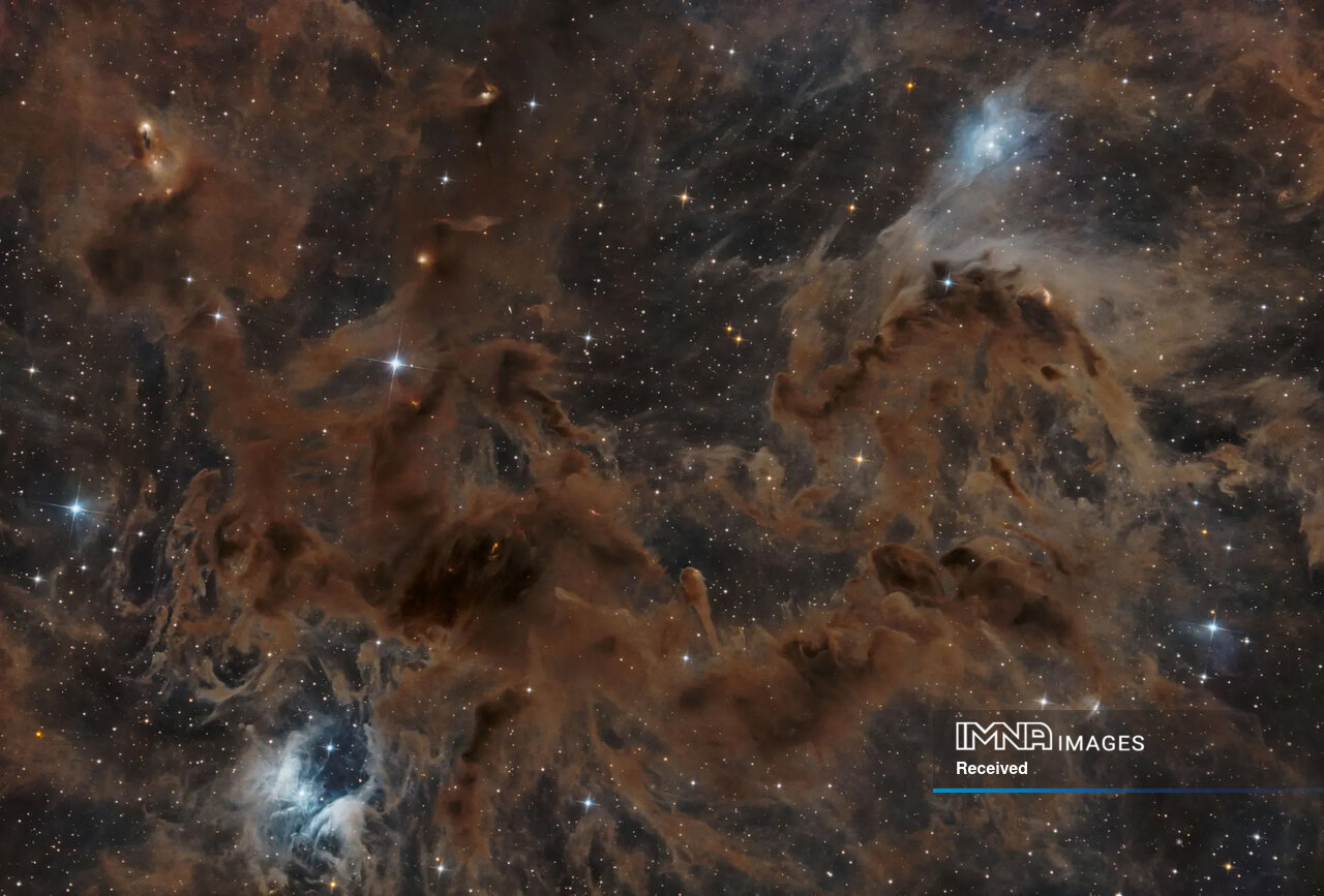 ماه و خوشه ستاره‌ای M45 به یکدیگر نزدیک می‌‎شوند