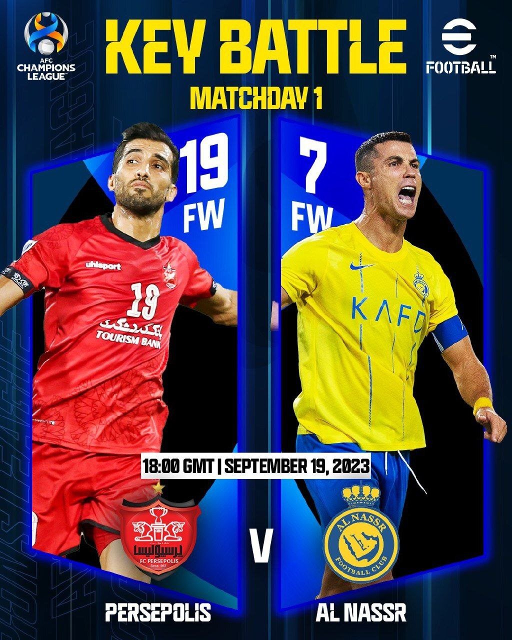 واکنش AFC به دیدار حساس پرسپولیس و النصر + عکس