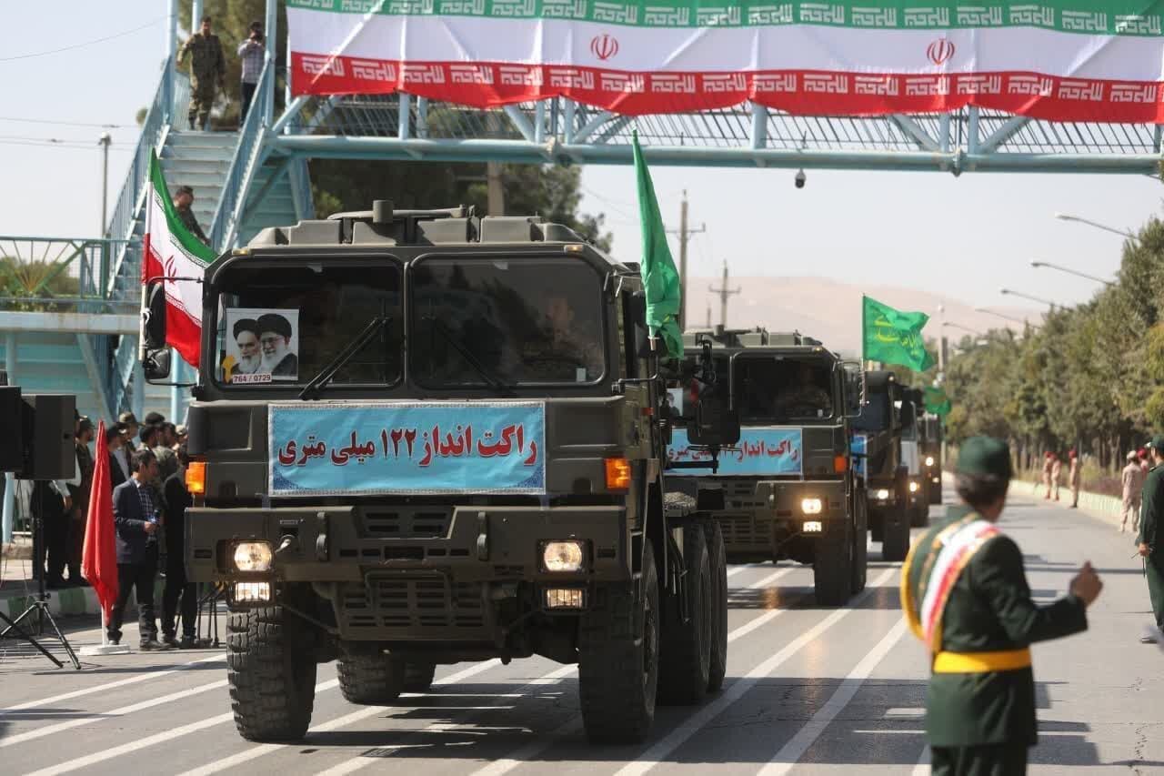 مراسم رژه نیروهای مسلح در کرمانشاه