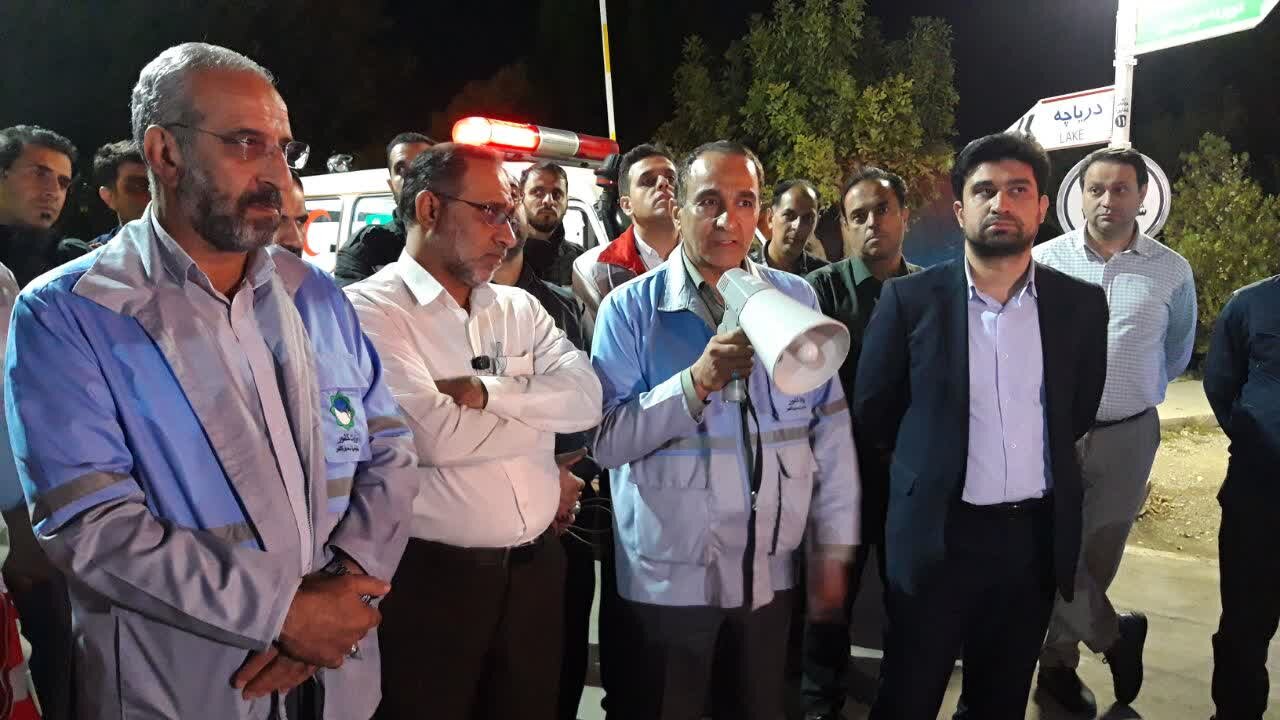 اجرای مانور لحظه صفر با حضور دستگاه‌های مختلف و بیش از ۲۰۰ نیروی امدادی در اصفهان