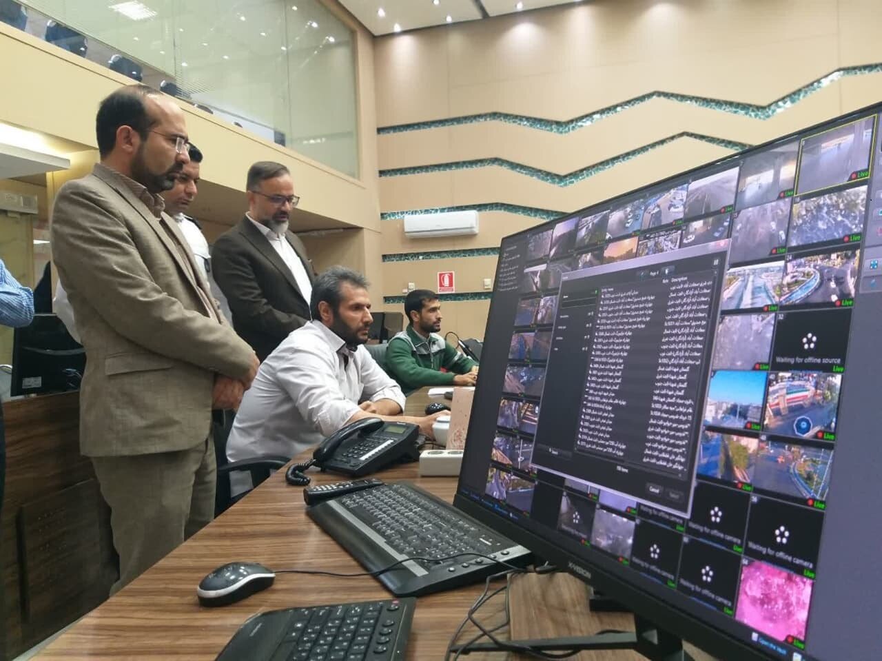 مدیریت آنلاین ترافیک اصفهان با ۸۰۰ دوربین نظارت تصویری انجام می‌شود