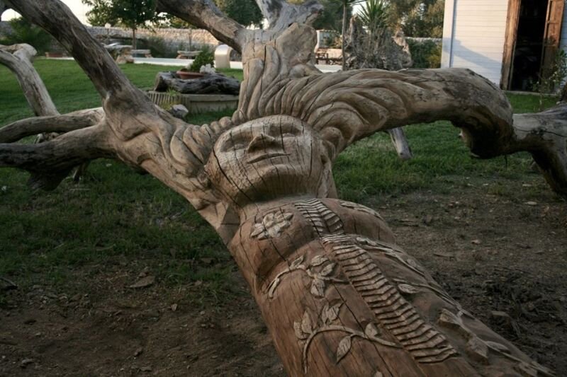 میلان درختان مرده را به آثار هنری تبدیل می‌کند