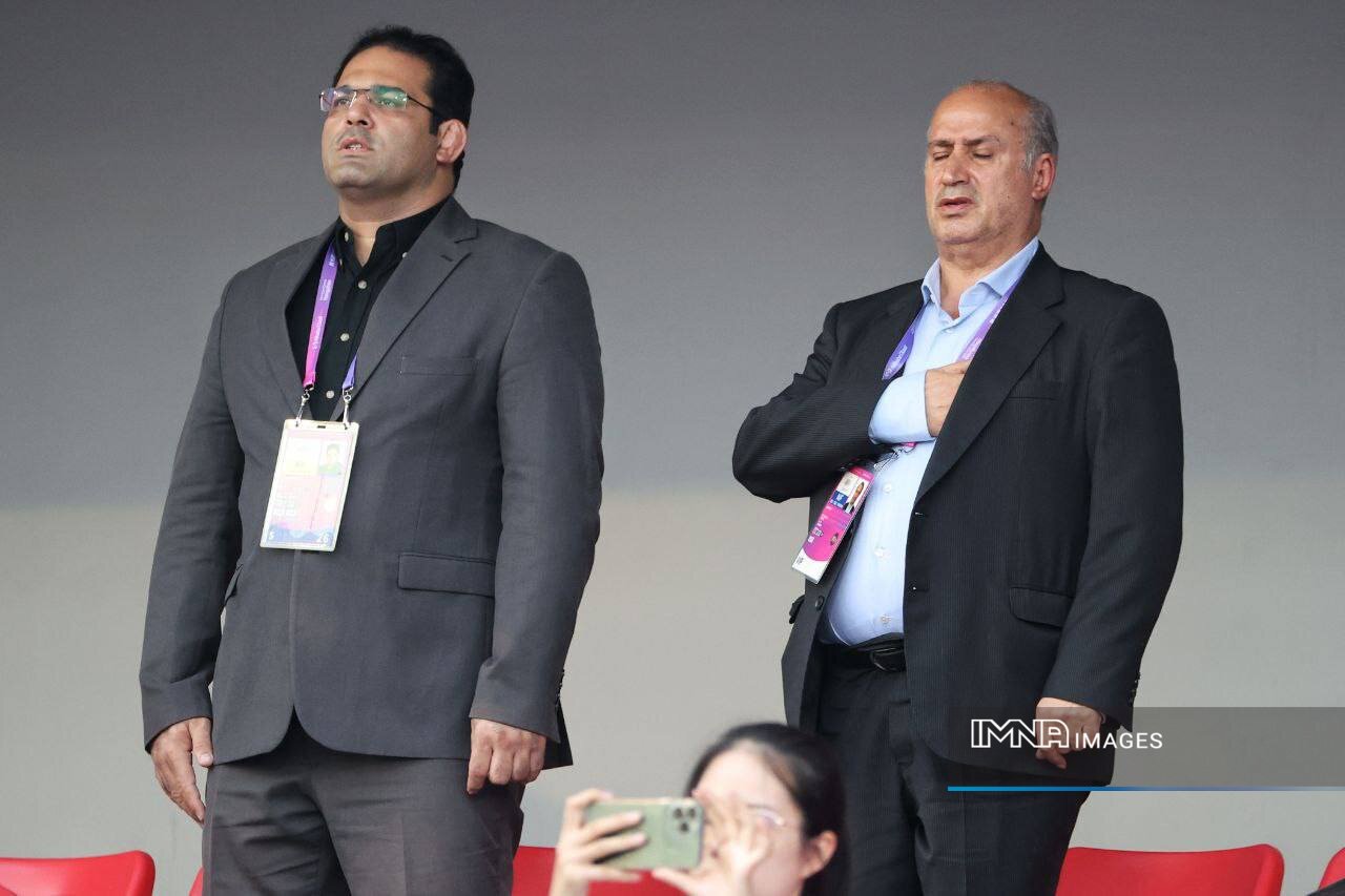 مهدی تاج میهمان ویژه تقابل امیدهای فوتبال ایران و تایلند