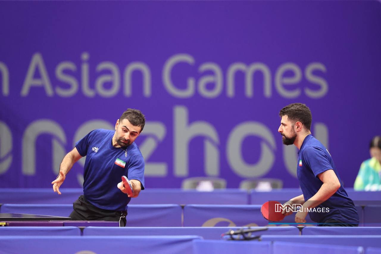 تیم دوبل تنیس روی‌ میز ایران سوم شد / دومین مدال برنز قاره‌ کهن بر گردن برادران عالمیان