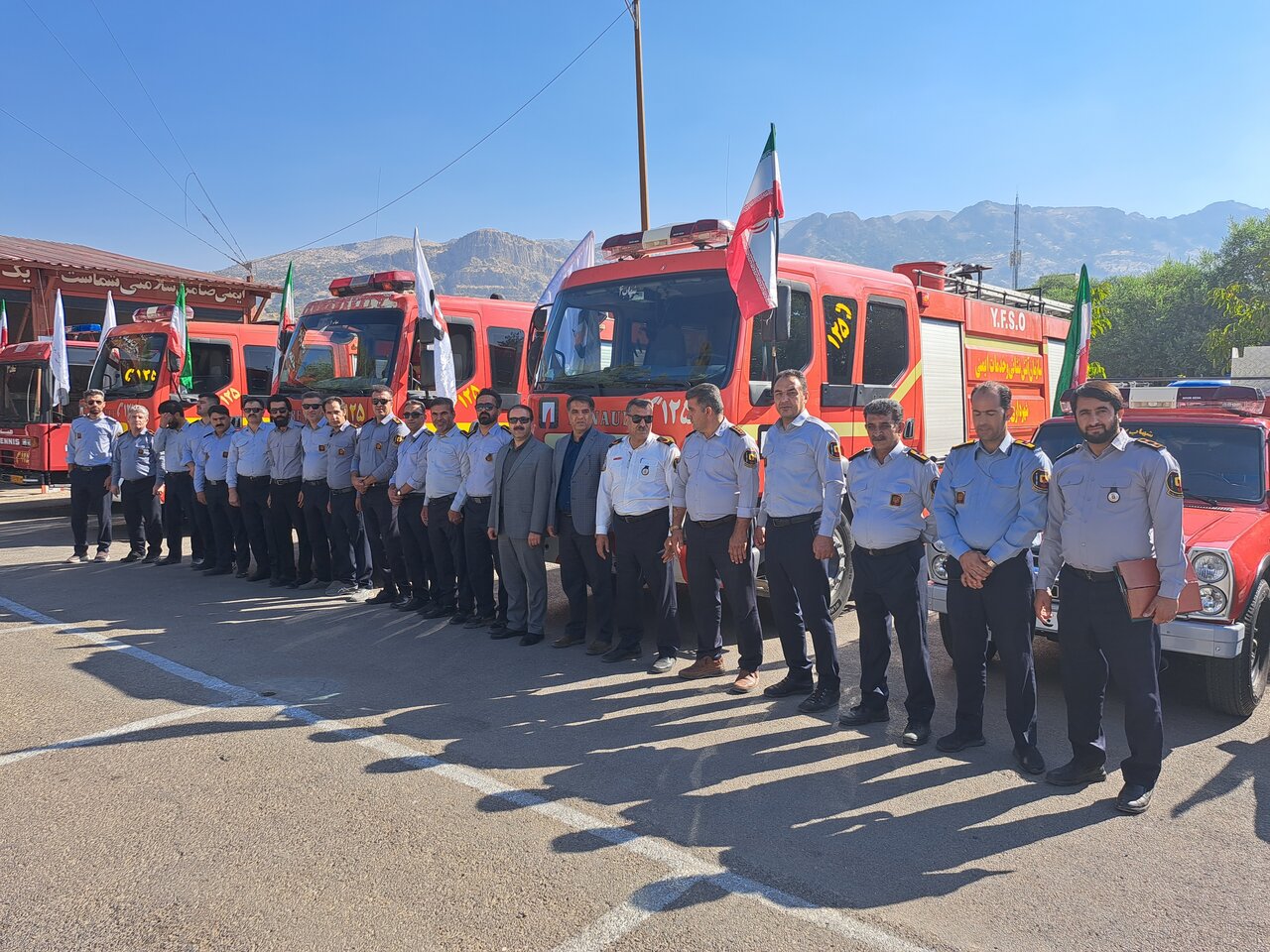 عمر خودروهای آتشنشانی یاسوج بیشتر از حد استاندارد است