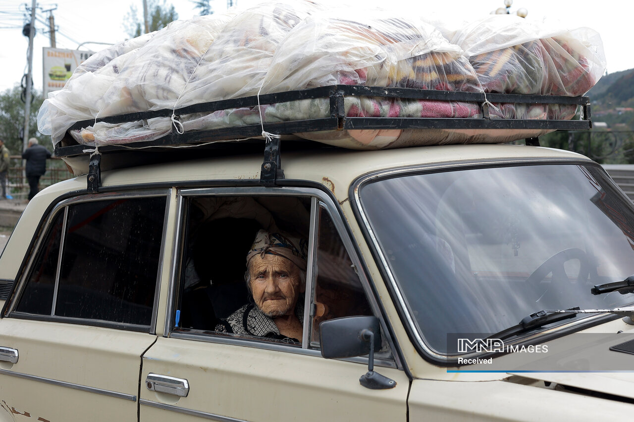 مهاجرت هزاران نفر از ساکنان قره‌باغ به ارمنستان