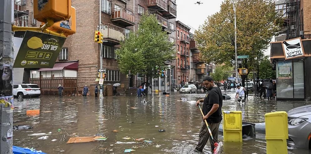 زیرساخت‌های ناکارآمد، نیویورک را زیر آب برد