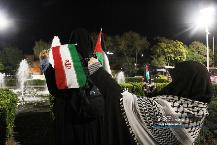 جشن پیروزی جبهه مقاومت در تبریز