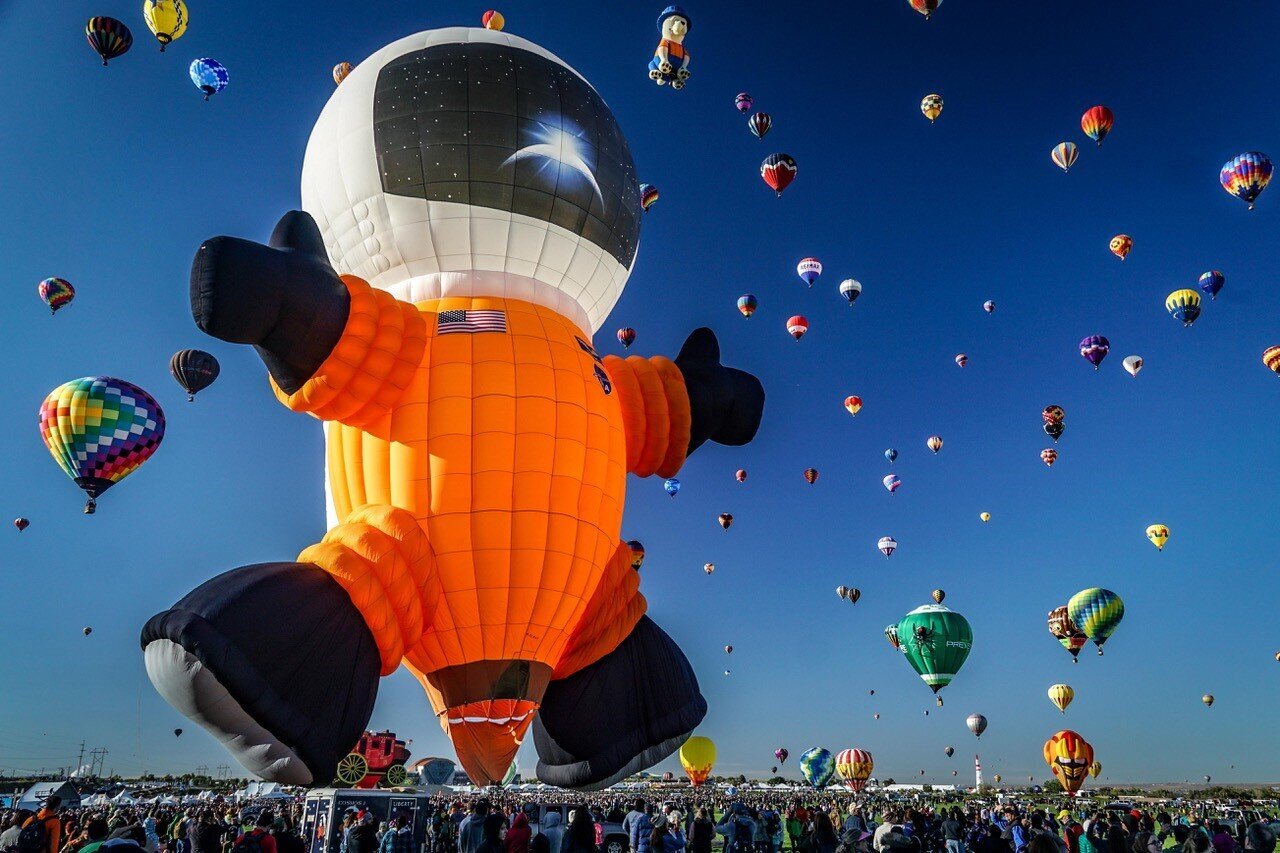 آغاز بزرگترین فستیوال بینالمللی بالونها در نیومکزیکو