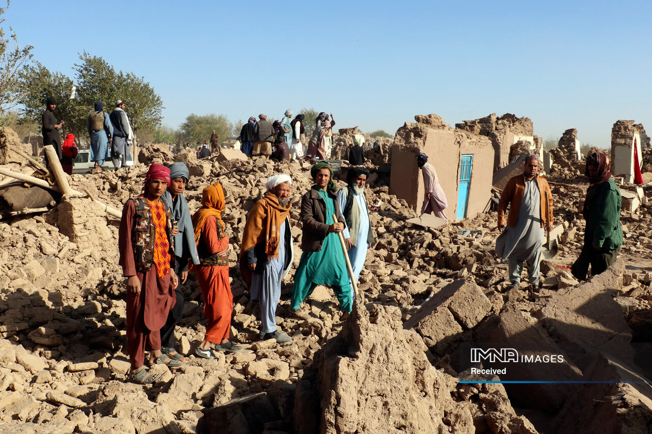 حضور رئیس سازمان مدیریت بحران کشور در مناطق زلزله‌زده افغانستان