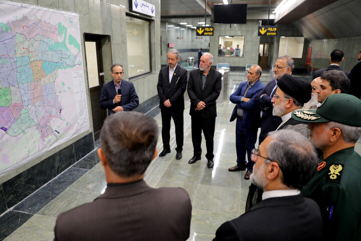 مراسم افتتاح ۴ ایستگاه مترو در خطوط ۶ و ۷ و آغاز عملیات حفاری مکانیزه تونل خط ۱۰