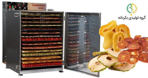 ارزانترین دستگاه میوه خشک کن خانگی و صنعتی از زبان بکردانه