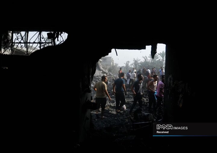 ویرانی های حمله به غزه