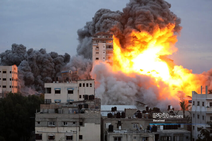 ویرانی های حمله به غزه