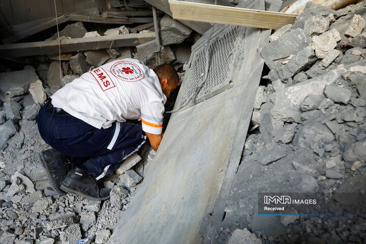 ویرانی های حمله به غزه